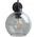 TK Lighting Cubus 10243 απλίκα τοίχου λάμπα 1x15W E27 γραφίτης/μαύρο