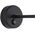 TK Lighting Harmony 5950 απλίκα τοίχου 1x15W E27 μαύρο/γιούτα