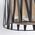 TK Lighting Harmony 5950 απλίκα τοίχου 1x15W E27 μαύρο/γιούτα