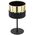 TK Lighting Hilton 16051 επιτραπέζιο φωτιστικό λάμπα 1x15W E27 μαύρο/χρυσό