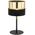 TK Lighting Hilton 16051 επιτραπέζιο φωτιστικό λάμπα 1x15W E27 μαύρο/χρυσό