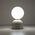 TK Lighting Miki 16038 lampa stołowa lampka 1x8W G9 beżowa/biała
