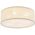 Φωτιστικό οροφής TK Lighting Nicola 10199 4x15W E27 καφέ/λινό