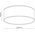 Φωτιστικό οροφής TK Lighting Nicola 10199 4x15W E27 καφέ/λινό