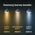 Lampa wisząca Light Prestige Light Prestige Ring LP-909/1P M BK CCT lampa wisząca zwis 1x35W LED CCT 3000K 2400 lm czarna
