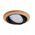 Σετ ενσωματωμένων φωτιστικών LANATI COIN LED 3X 6W 470lm 84mm 2700K IP20 230V ξύλο / μαύρο / αλουμίνιο