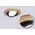Σετ ενσωματωμένων φωτιστικών LANATI COIN LED 3X 6W 470lm 84mm 2700K IP20 230V ξύλο / μαύρο / αλουμίνιο