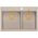 MARC 120 WORKSTATION GraniteQ νεροχύτης 2-θέσεων 760*500*235 mm pearl beige + σιφόνι push to open + δοσομετρητής + σανίδα + ένθετο / χάλκινα στοιχεία