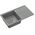 TONY 111 GraniteQ νεροχύτης γρανίτη silver stone (γκρι) 1-θέσης με/χωρίς (78x45x18,5), με σιφόνι και τάπα από ανοξείδωτο ατσάλι