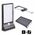 Lampa solarna LED (5.5V,2.5W,18650Li) 3,7V ,2000mAh ,36SMD Led,6500K)