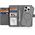 Etui skórzane do iPhone 16 Pro Dux Ducis Lawa z portfelem MagSafe szare
