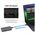 0 TB DataFlash USB4 SSD, περίβλημα για NVMe PCIe SSD USB4 (40 Gbit/s), συμβατό με Thunderbolt 3&4 και USB4 & USB-C θύρες, USB4 (USB-C) ομοαξονικό καλώδιο, 2'800 MB/s, USB-C