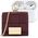 Ideal of Sweden Braided Mini AirPods Bag Burgundy uniwersalne
