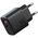 Φορτιστής τοίχου Bazic Goport Velox Kit 1xUSB-C 1xUSB-A GaN 35W με πλεκτό καλώδιο μαύρο
