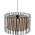 Φωτιστικό κρεμαστό TK Lighting Harmony 4557 3x15W E27 μαύρο/γιούτα