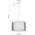Φωτιστικό κρεμαστό TK Lighting Harmony 4557 3x15W E27 μαύρο/γιούτα