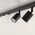 TK Lighting Vox 10003 πλαφονιέρα λάμπα οροφής 3x10W GU10 3x6W G9 μαύρο/λευκό