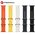 Λουράκι για Apple Watch FORCELL F-Design FA12 τρύπες σιλικόνης 42 / 44 / 45 / 49 mm κίτρινο