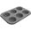 Forma do pieczenia dużych muffinek granitowa 6 szt. babeczek GRANDE 32x22 cm