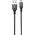 Kabel Dudao 3A 30W L3SL USB-A - Lightning w oplocie 1,2m - czarny