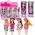 Mini Laleczka Księżniczka Z Koroną Kolorowa Sukienka 14cm Mix LEAN TOYS
