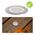 Ενσωματωμένο φωτιστικό δαπέδου LED 2.2W 15lm IP67 2200K 230V αλουμίνιο μέταλλο