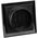 Πλαστική γρίλια εξαερισμού ND10RA, 148 x 153 mm, DN100, με κάλυμμα, ανθρακί χρώμα