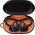 Skullcandy Push Play Active wireless earbuds, black/orange