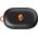 Skullcandy Push Play Active wireless earbuds, black/orange