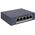 Hikvision DS-3E0505-O łącza sieciowe Nie zarządzany Gigabit Ethernet (10/100/1000) Czarny