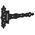 GATE HINGE DECOR ZOB200 200X50X170X2.5