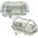 LAMP HOUSING D3166P 60W E27 IP44 UV RS