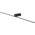 Kinkiet Nowodvorski Lampa ścienna Spin M 10370 Nowodvorski LED 14W 3000K prosta czarna