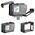 Ramka Obudowa Frame Mount Sanki Iso Gwint 1/4" Do Gopro 13 12 11 10 9 Black / Ga-02