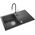 FERRO MEZZO sink and FITNESS faucet set, 78 x 48 cm, beige.