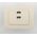 USB SOCKET 5V DC 3.4 A XP CREAM