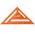 Aluminum mat. triangle 300 mm