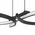 LED pendant lamp EGLO SERPINS, 21W, 3000K, 2500lm, black, 30x66x110cm