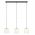 Pendant lamp EGLO FEBRES, 3xE27, 60W, black/white, 18x88x110cm