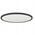 Ceiling LED lamp EGLO ROVITO-R IP44 20W 2700-6500K 2900lm black O50cm with remote control
