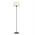 Floor lamp EGLO FEBRES, 1xE27, 60W, black/white, O35cm, h153cm