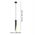Pendant lamp EGLO BARBOTTO 1xGU10 4.5 W complete with bulb, black color, h110cm