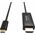 8K bei 60 Hz - USB-C 3.1 (m) zu DP 1.4 (m) - Aussendurchmesser 4,5 mm - 32 AWG - 2 m - schwarz