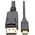 Eaton Tripp Lite Series USB-C to DisplayPort Cable, 4K @ 60Hz, Thunderbolt 3, USB Type C, USB-C, USB Type-C, 6' 6ft. - Adapterkabel - 24 pin USB-C (M) zu DisplayPort (M) - USB 3.1 Gen 1 / Thunderbolt 3 / DisplayPort 1.2 - 1.83 m - 4K Unterstutzung