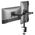 Universal tabletop double monitor stand