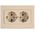 SOCKET DOUBLE EARTHED BEIGE XP