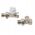 Diamond zestaw termostatyczny, F-P, prosty ART.411.ZEST.TERM.PR