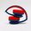 PowerLocus Bluetooth Headphones PLED Kids Blue/Red