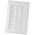 GRILLE PLASTIC ADJUSTABLE 250X170, WHITE