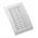 GRILLE PLASTIC ADJUSTABLE 250X170, WHITE